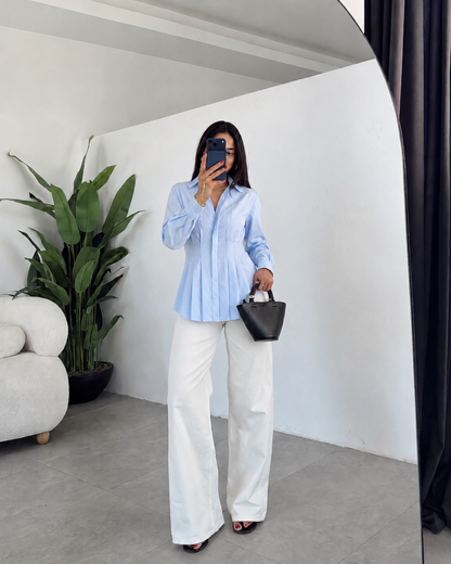 Zara wide leg Chino pants (without belt)