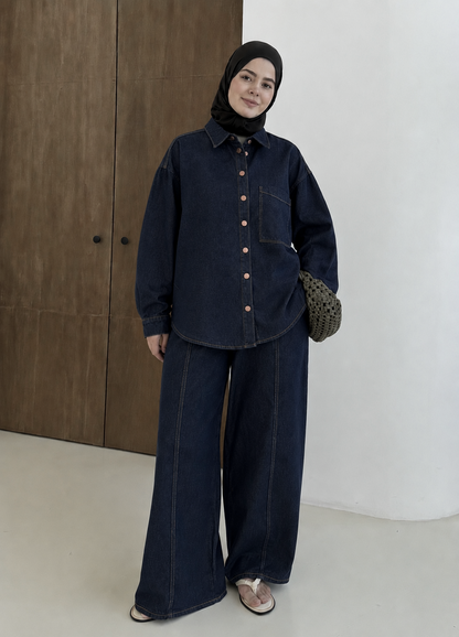 Zara model Jeans set