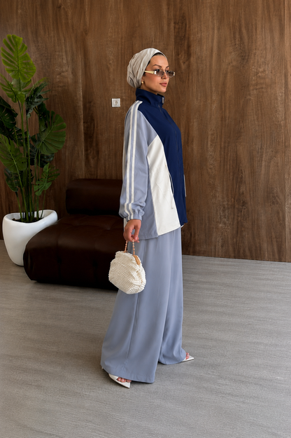 Contrast modal fabric tracksuit