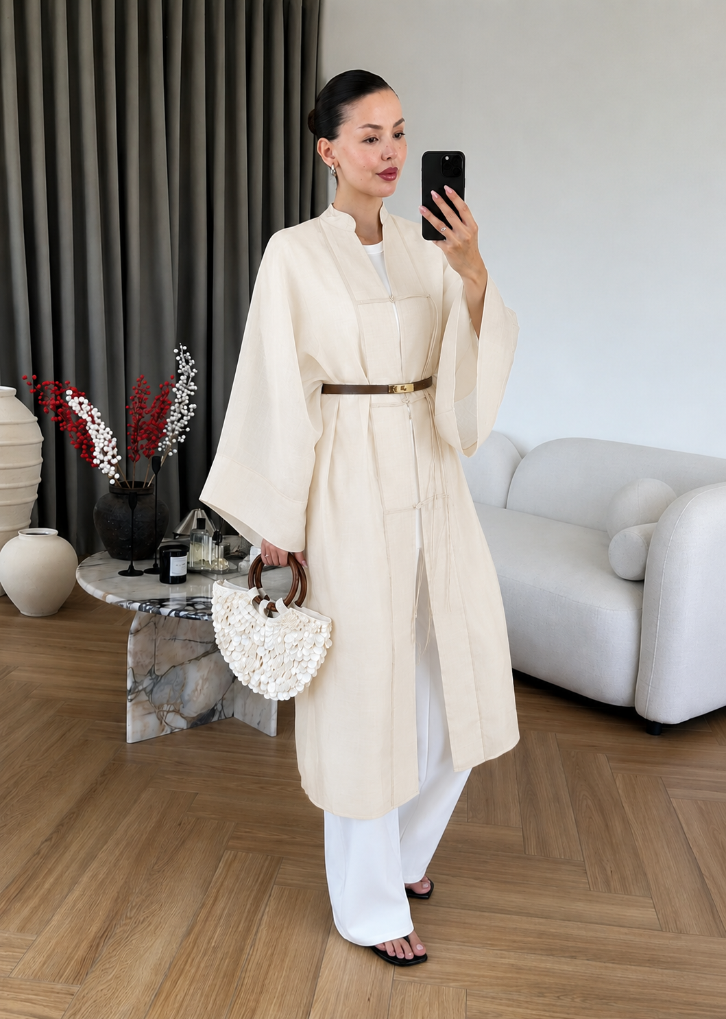Diva Chinese Buttoned Long shirt