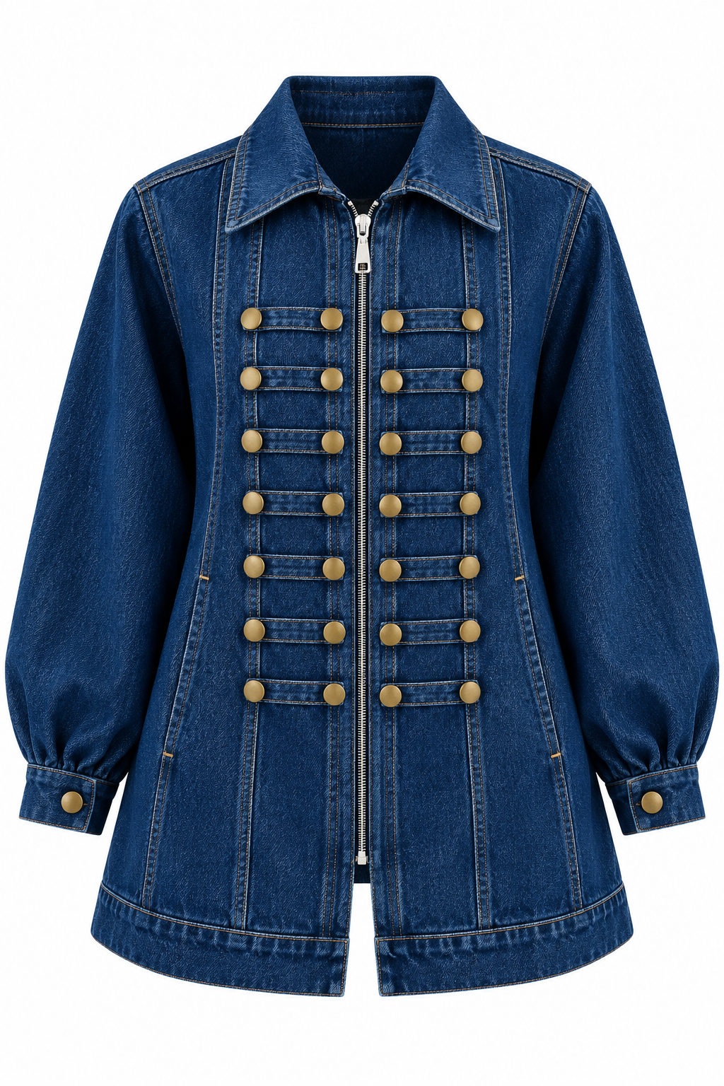 Napoleon denim jacket - dark blue