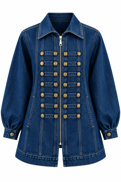Napoleon denim jacket - dark blue