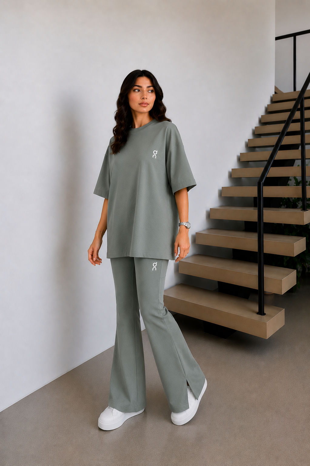 On cloud Oysho fabric tracksuit