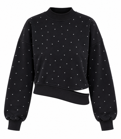 studded sweatshirt