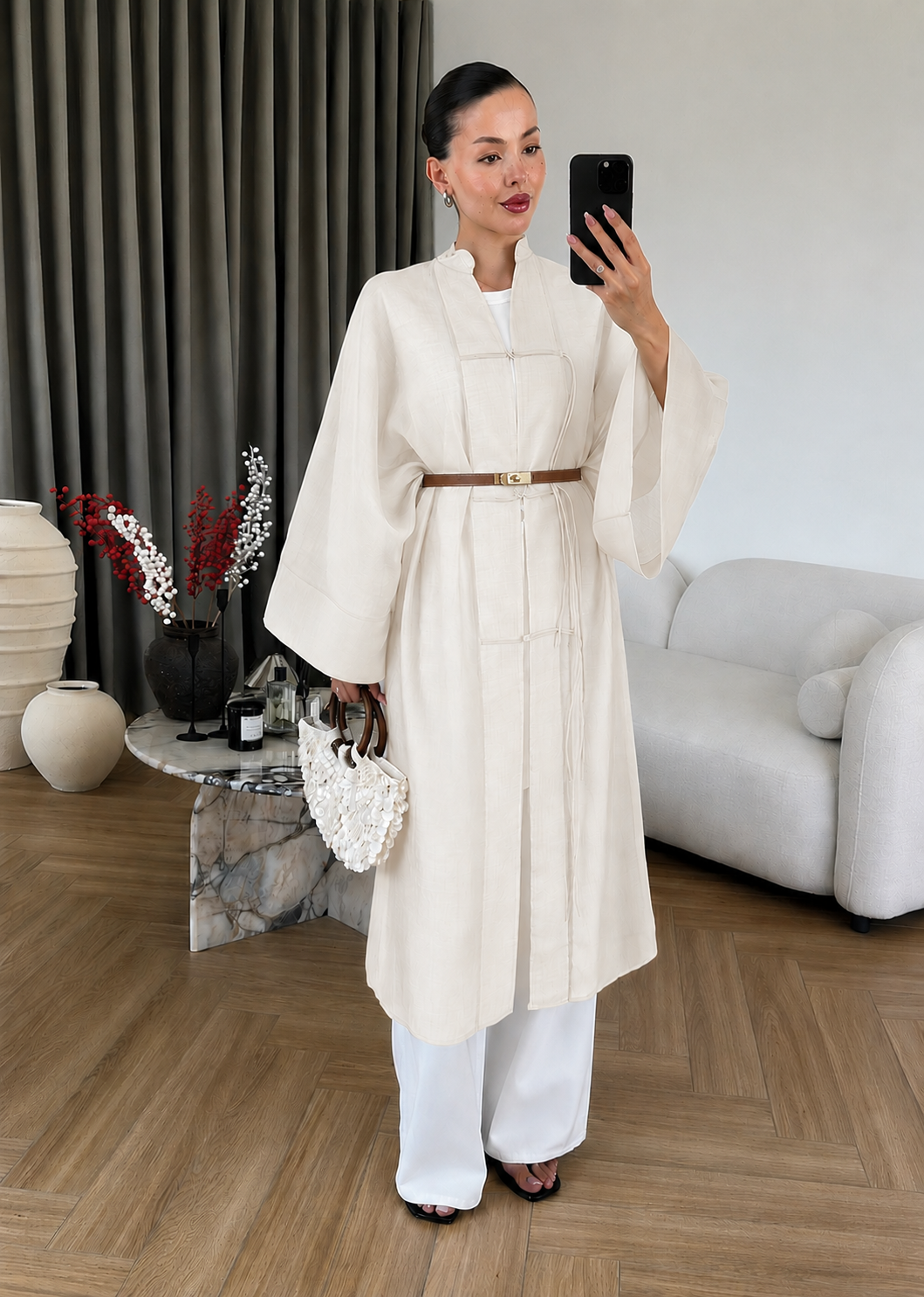 Diva Chinese Buttoned Long shirt