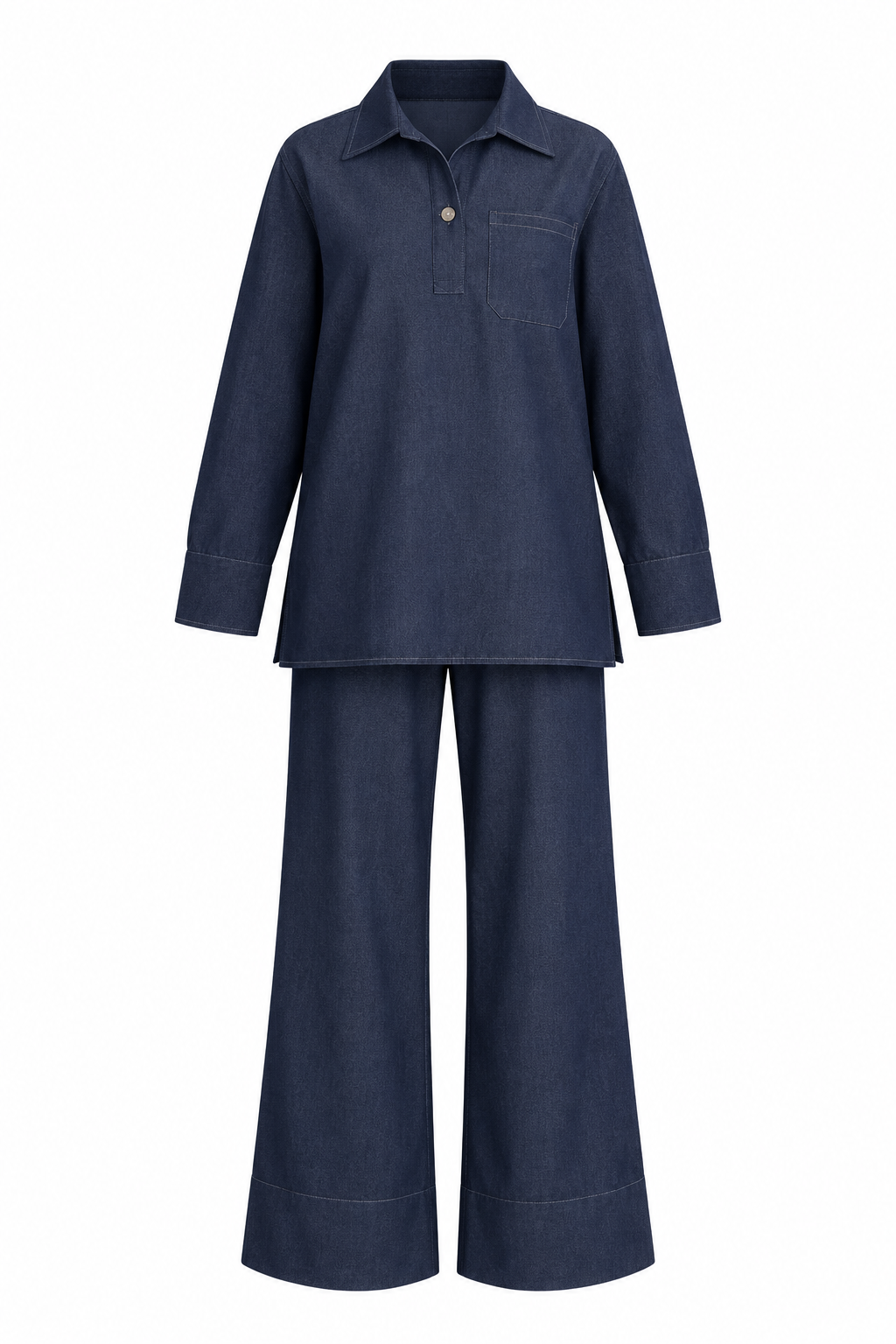 Jeans tencel co-ord set