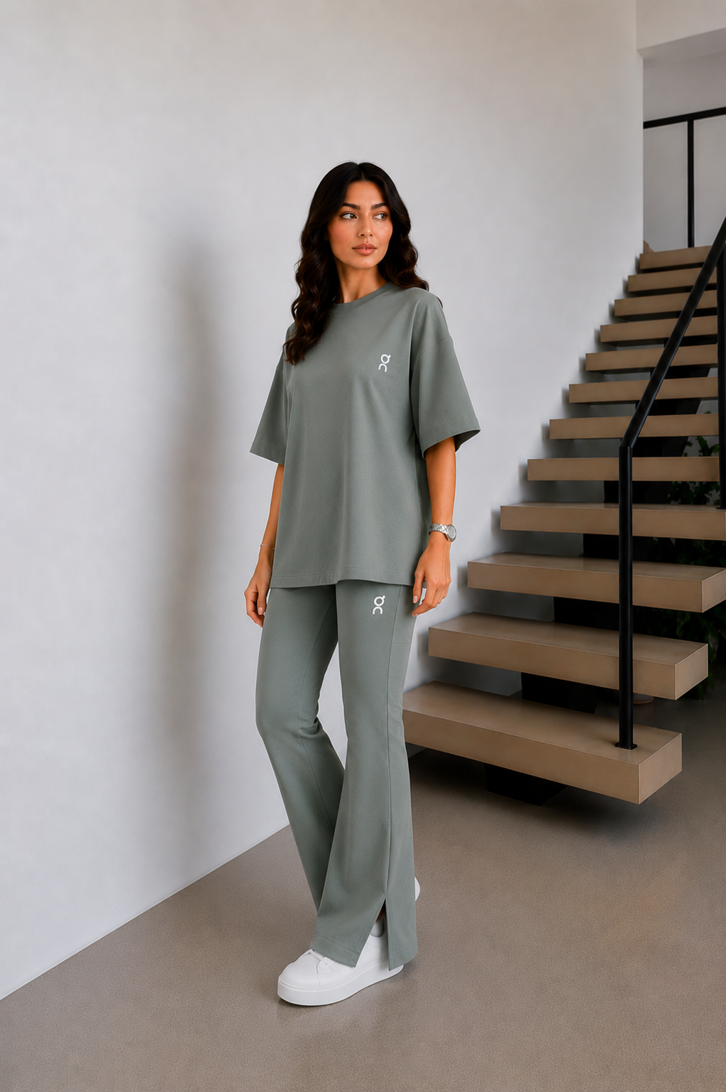 On cloud Oysho fabric tracksuit
