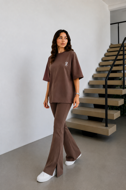 On cloud Oysho fabric tracksuit