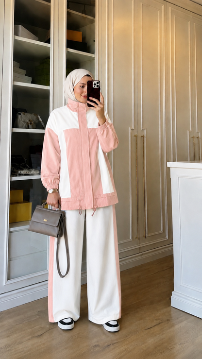 Oysho fabric tracksuit with Parachute Details
