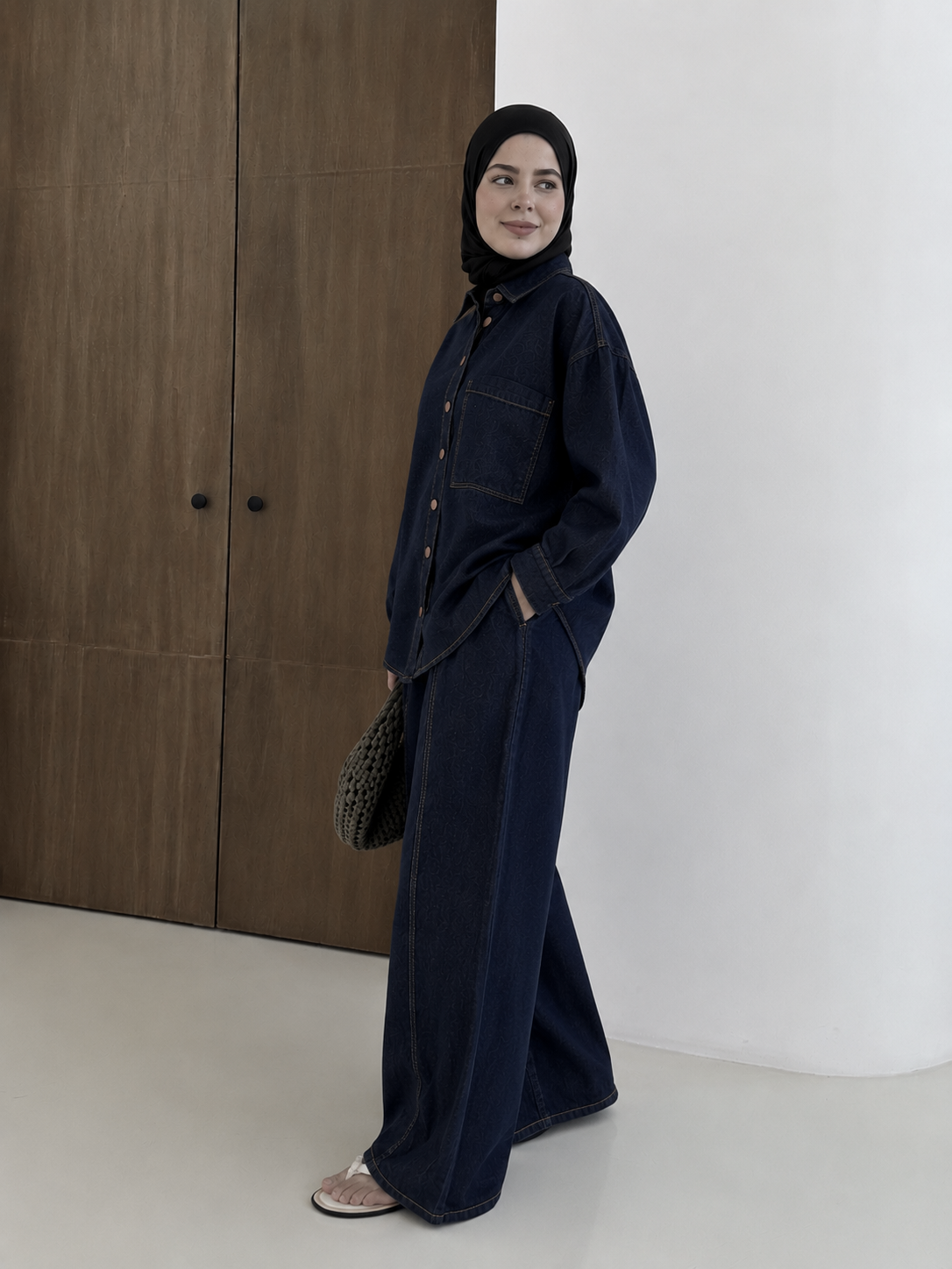 Zara model Jeans set