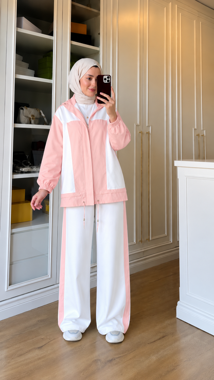 Oysho fabric tracksuit with Parachute Details
