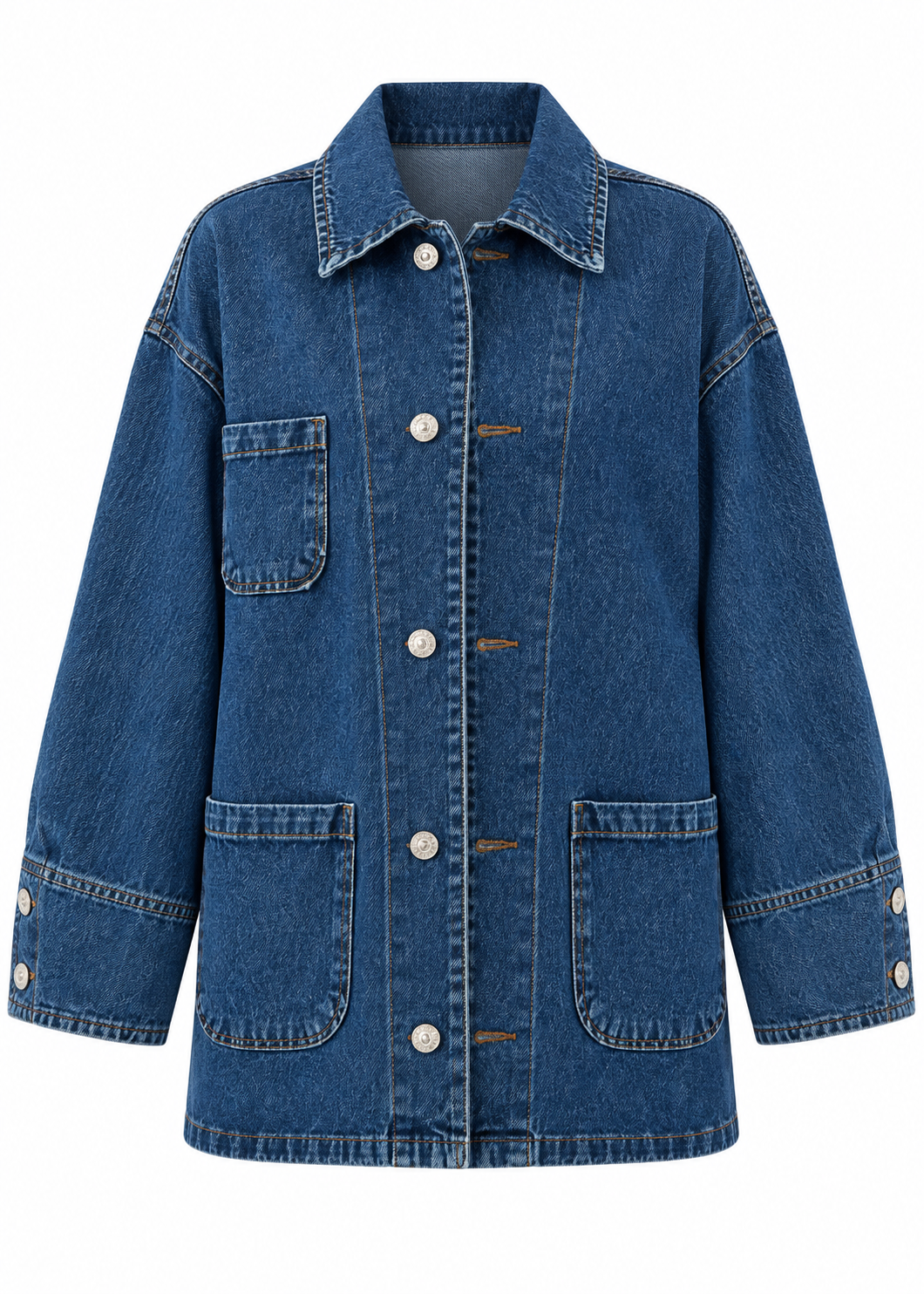 Oversized jeans jacket