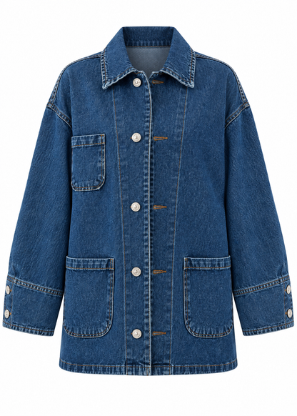 Oversized jeans jacket