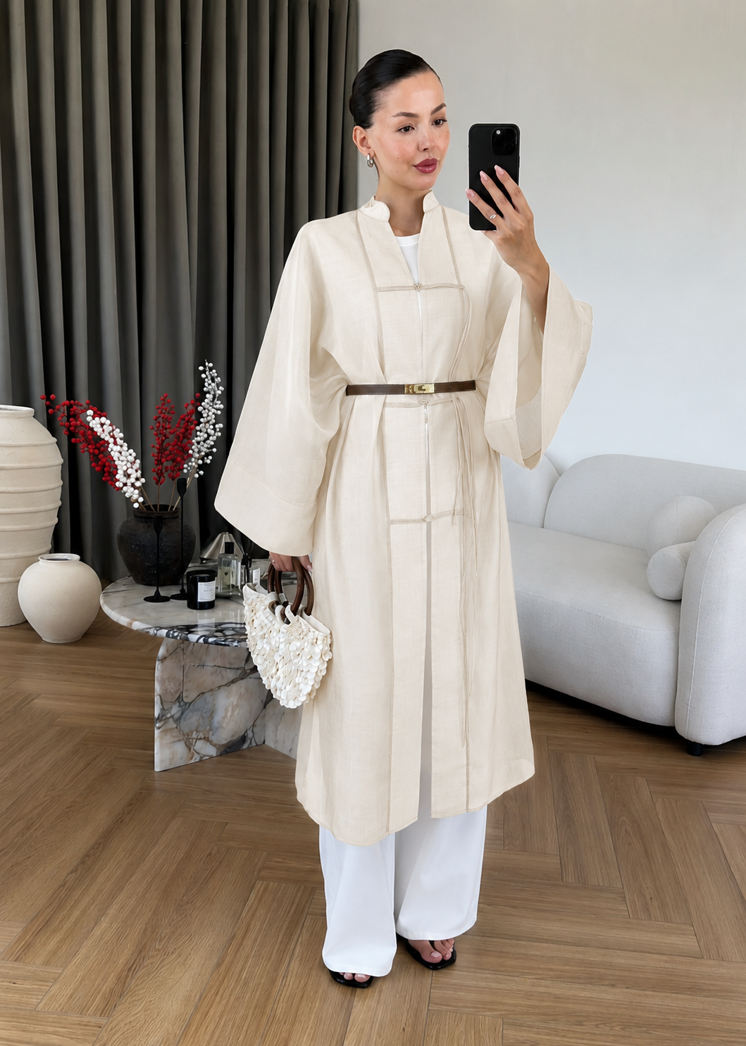 Diva Chinese Buttoned Long shirt