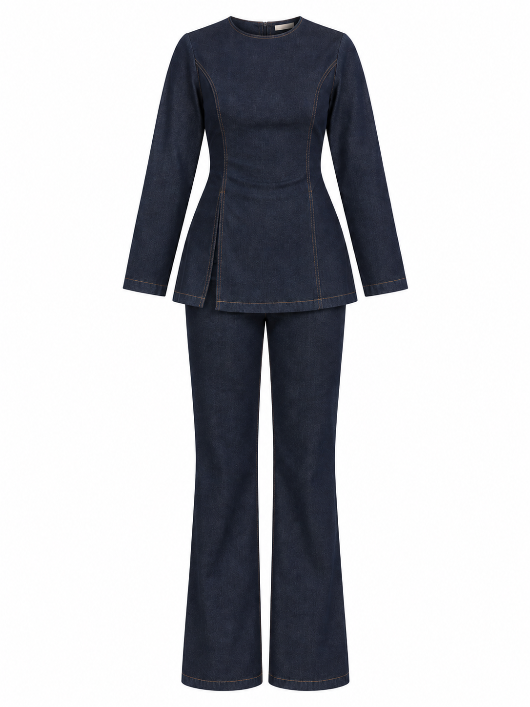 Vera Slit Detail jeans Set