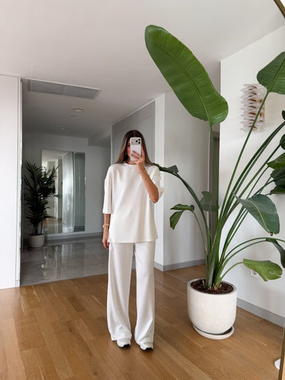 Oversized Oysho fabric tracksuit