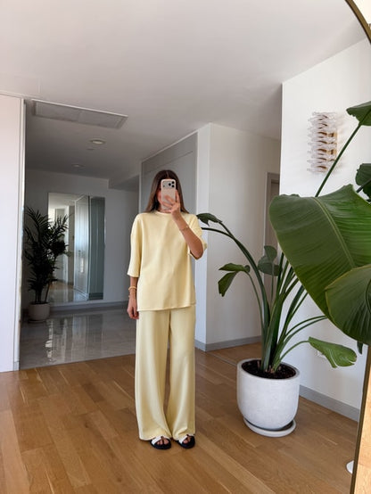 Oversized Oysho fabric tracksuit