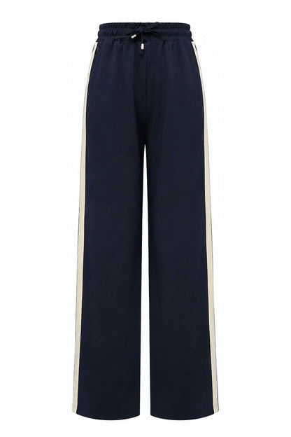 Embroidered Detail Design Set - navy blue
