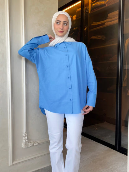 oversized linen shirt