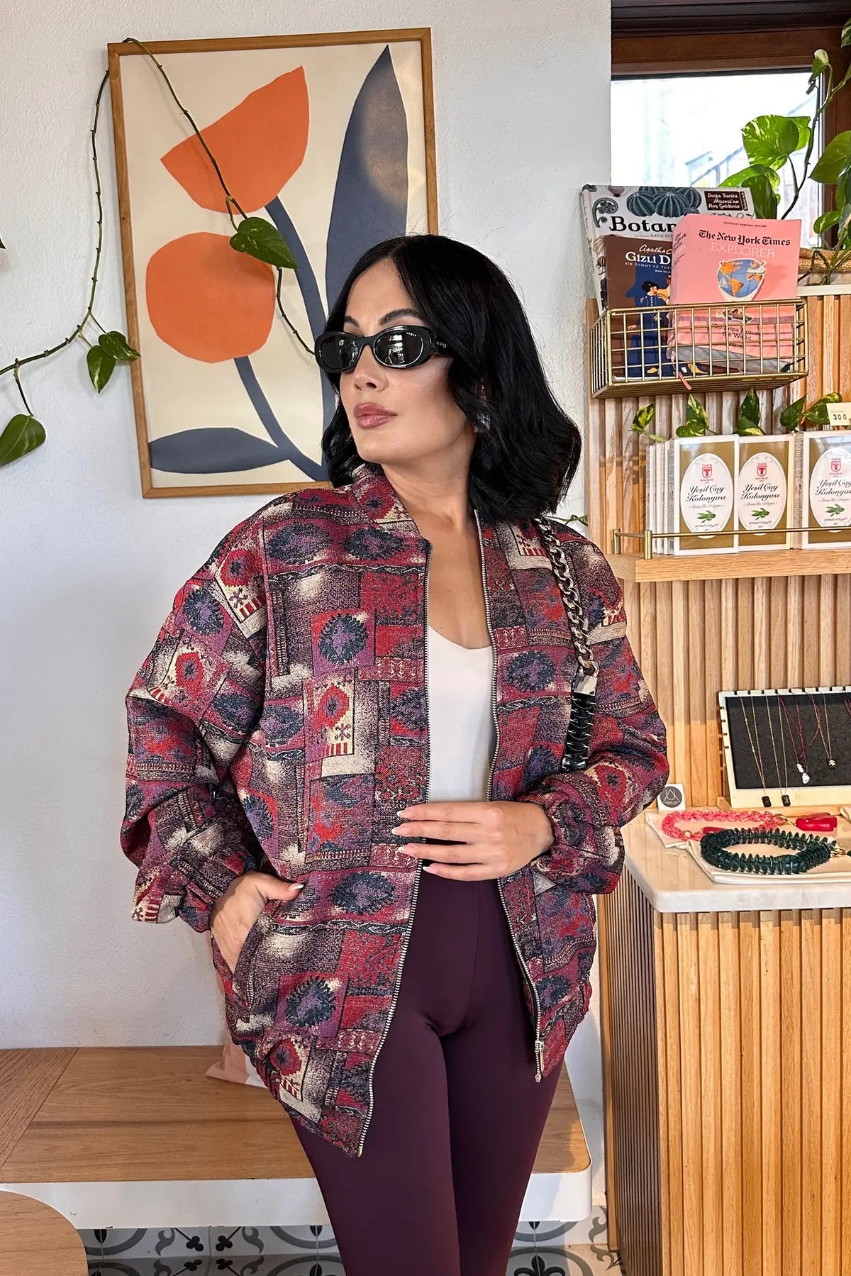 Vintage bomber jacket