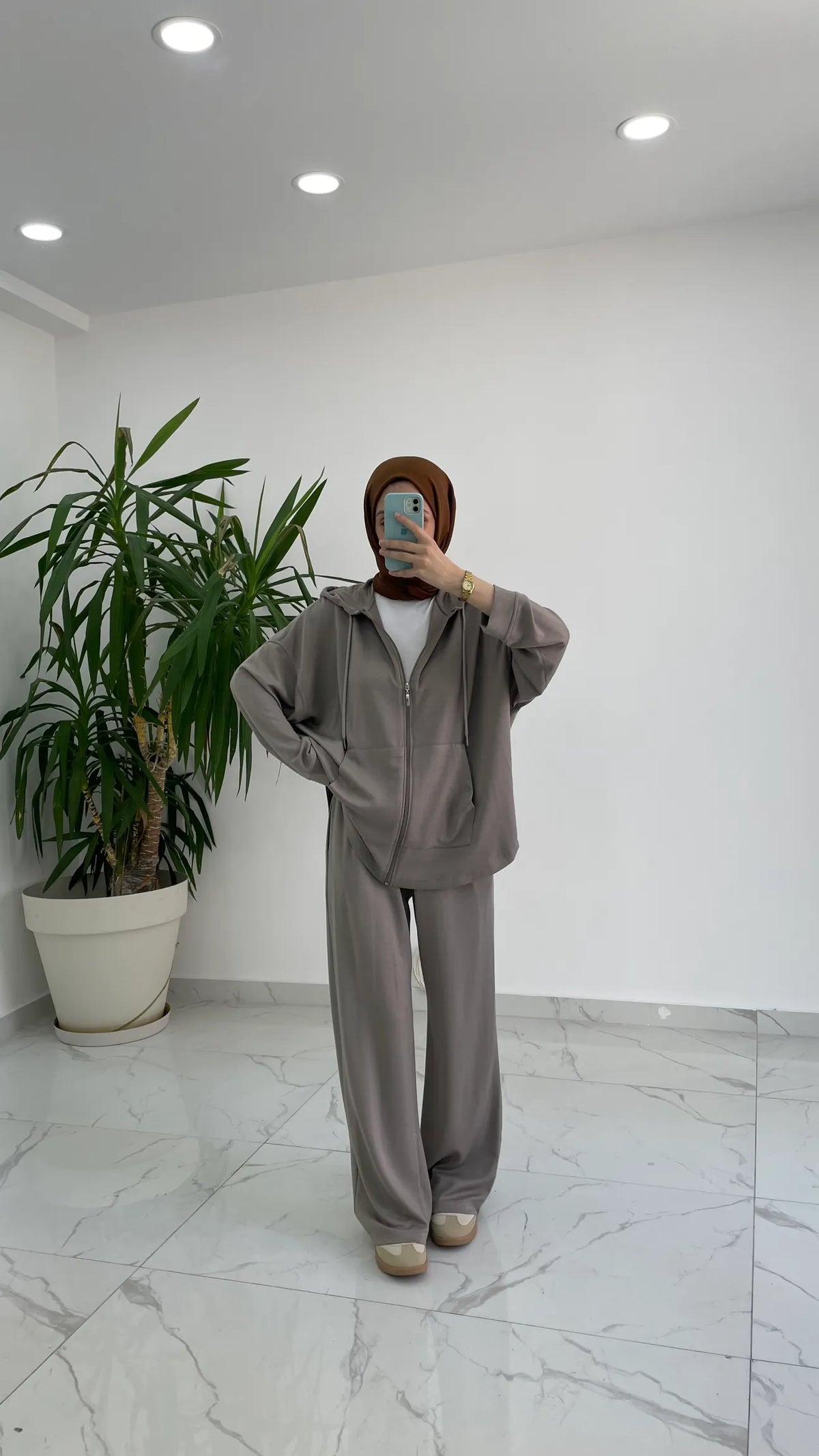 Oysho fabric hooded tracksuit