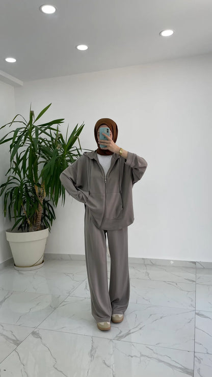 Oysho fabric hooded tracksuit