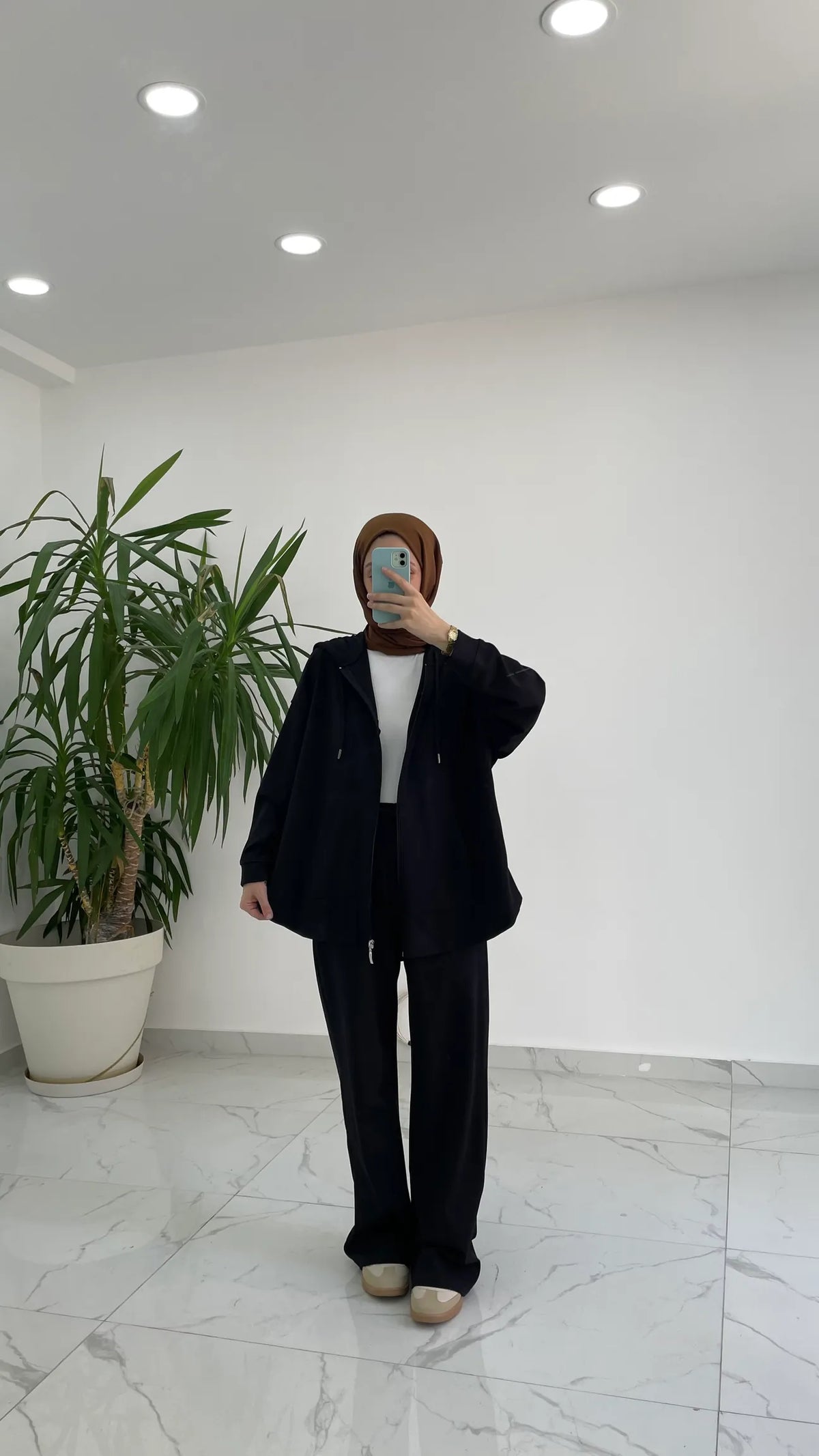 Oysho fabric hooded tracksuit