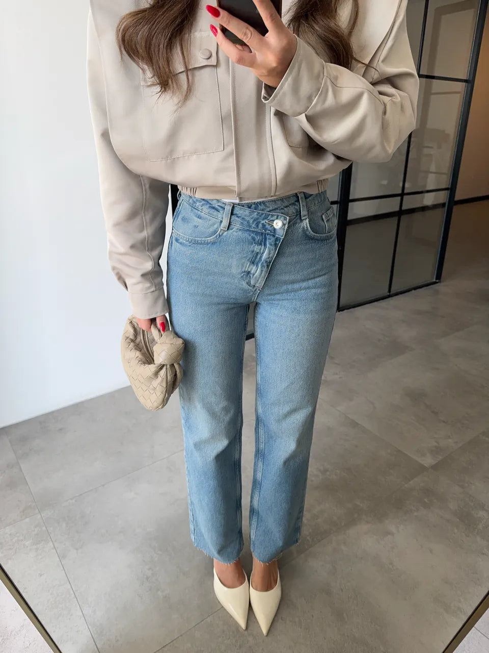 Zara straight leg jeans