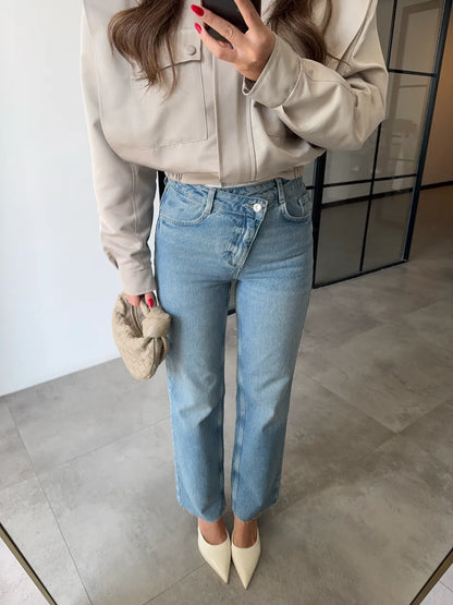 Zara straight leg jeans