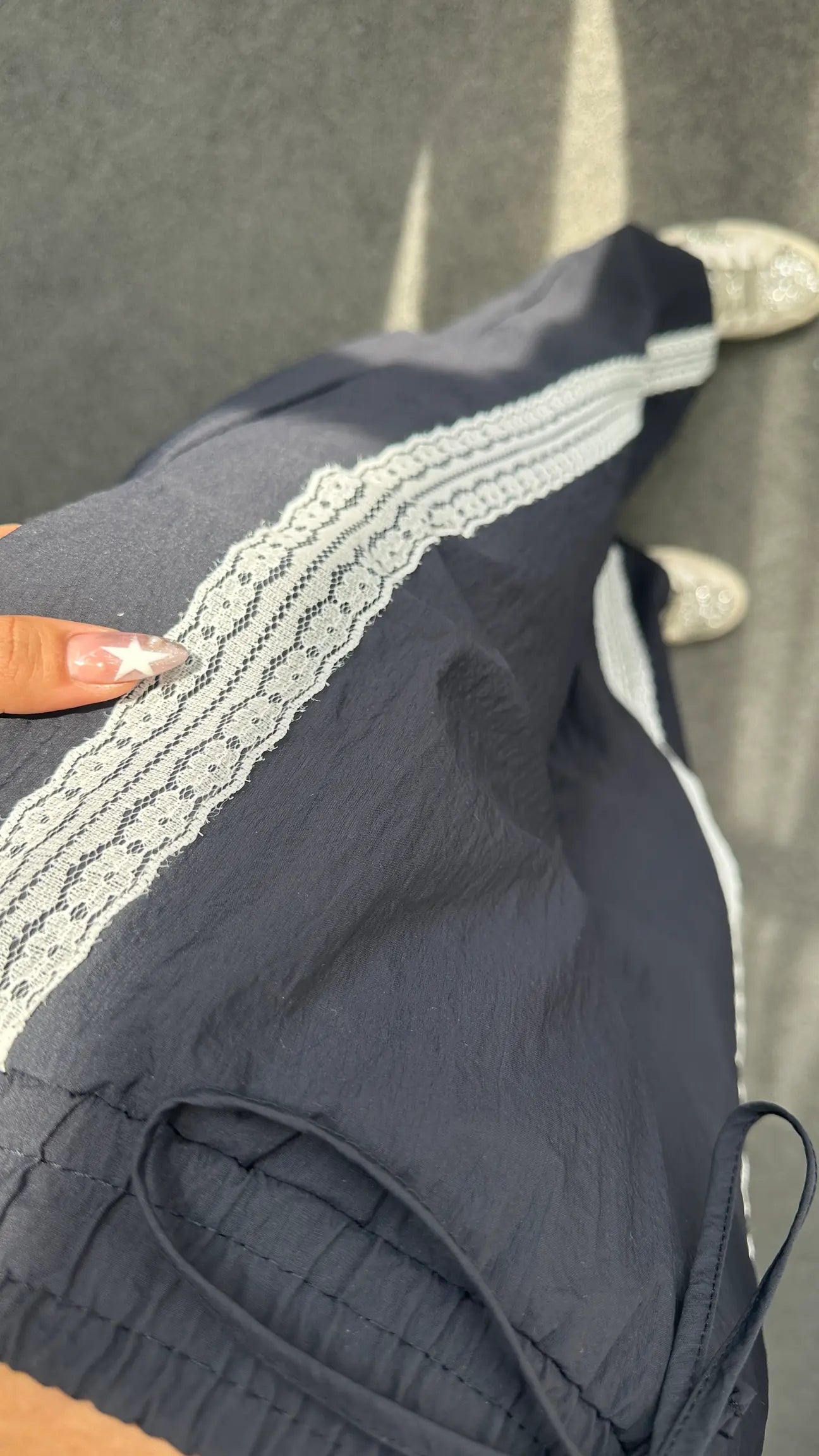 Onse Lace Trimmed Designer Parachute Suit