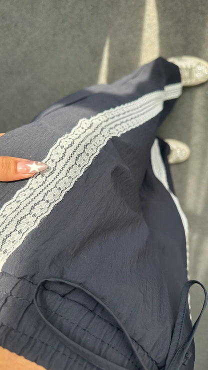 Onse Lace Trimmed Designer Parachute Suit