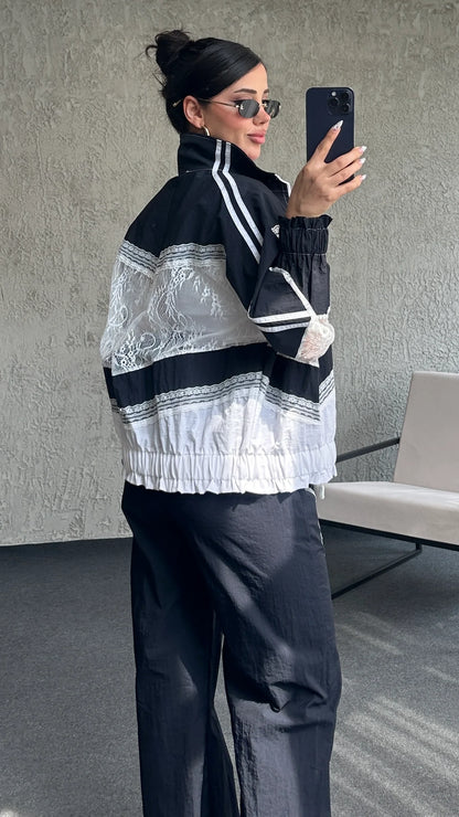 Onse Lace Trimmed Designer Parachute Suit