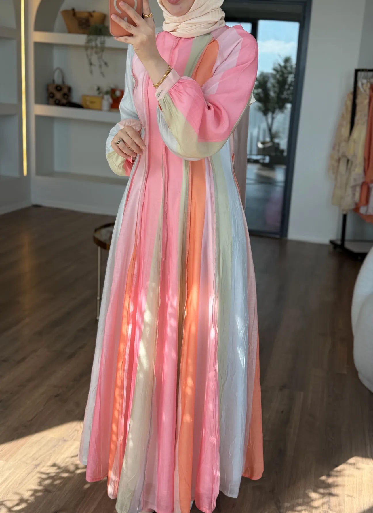 Candy Stripe Maxi Dress