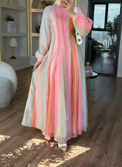 Candy Stripe Maxi Dress