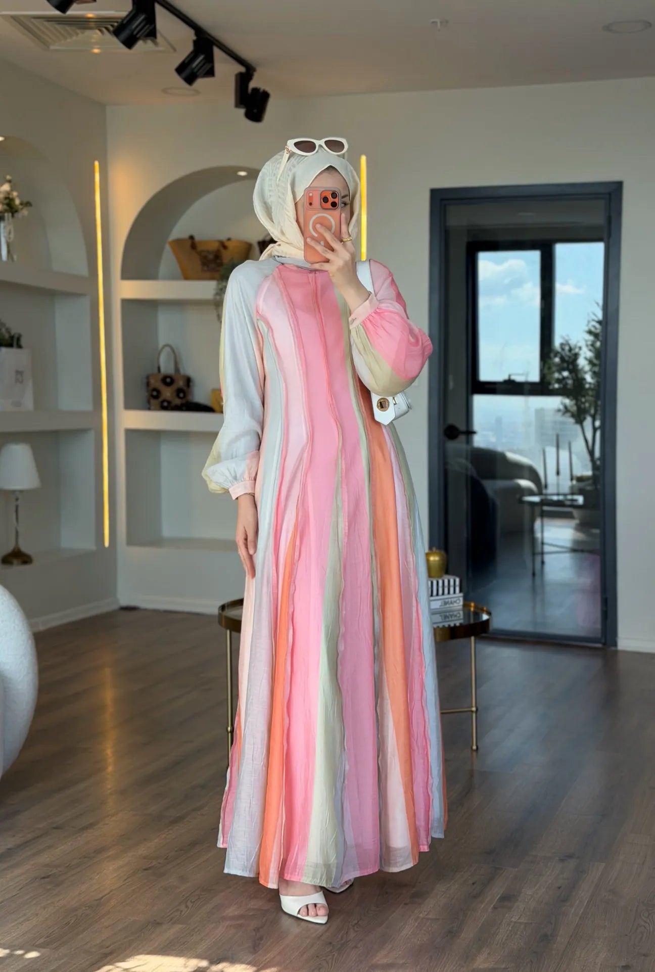 Candy Stripe Maxi Dress
