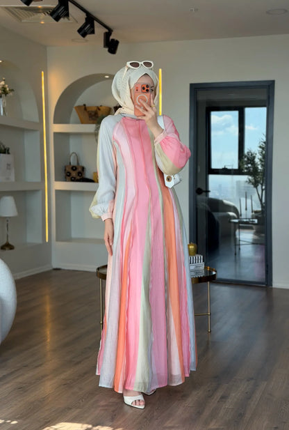 Candy Stripe Maxi Dress