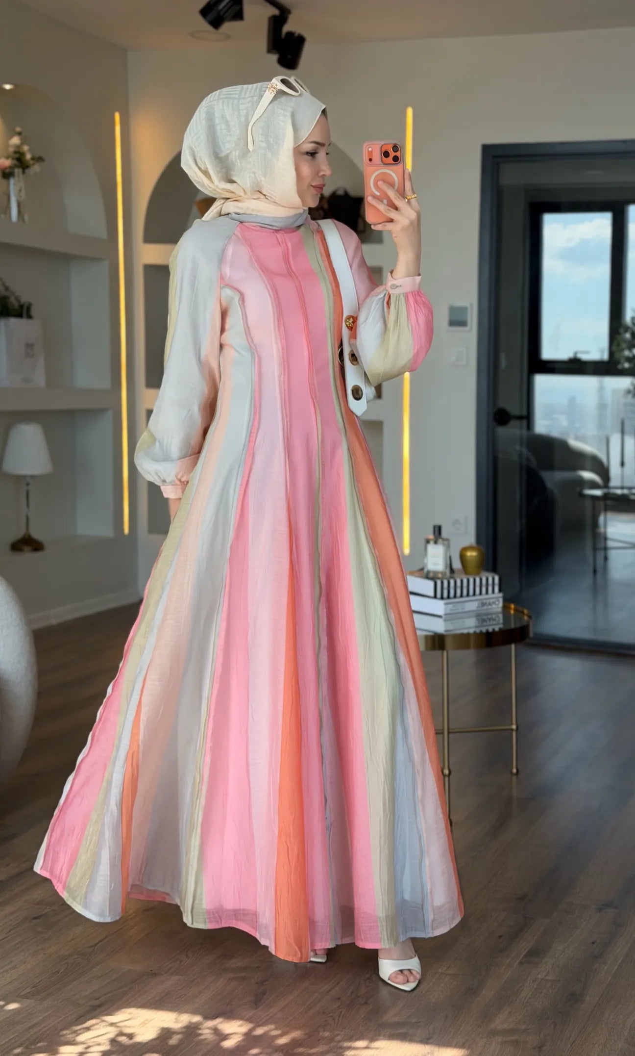 Candy Stripe Maxi Dress
