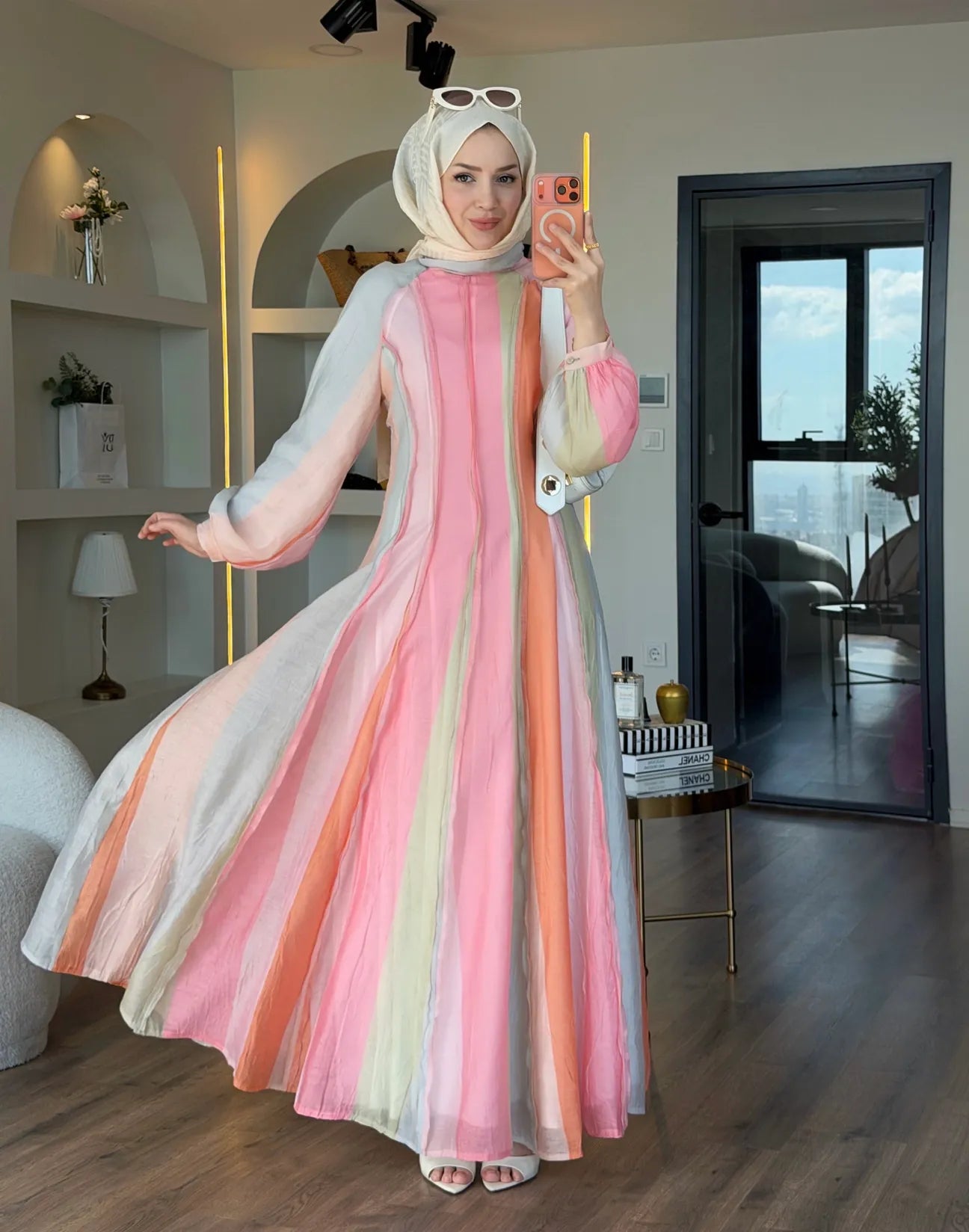 Candy Stripe Maxi Dress
