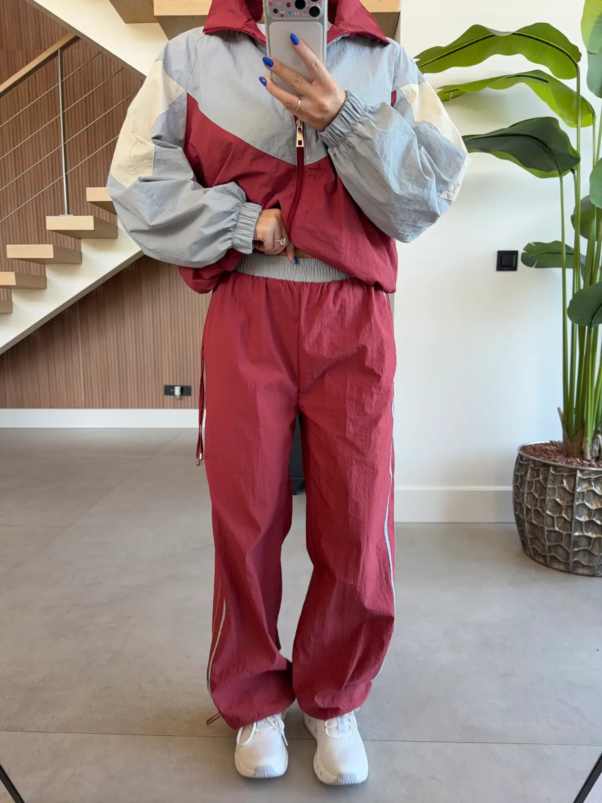 Contract Parachute fabric tracksuit
