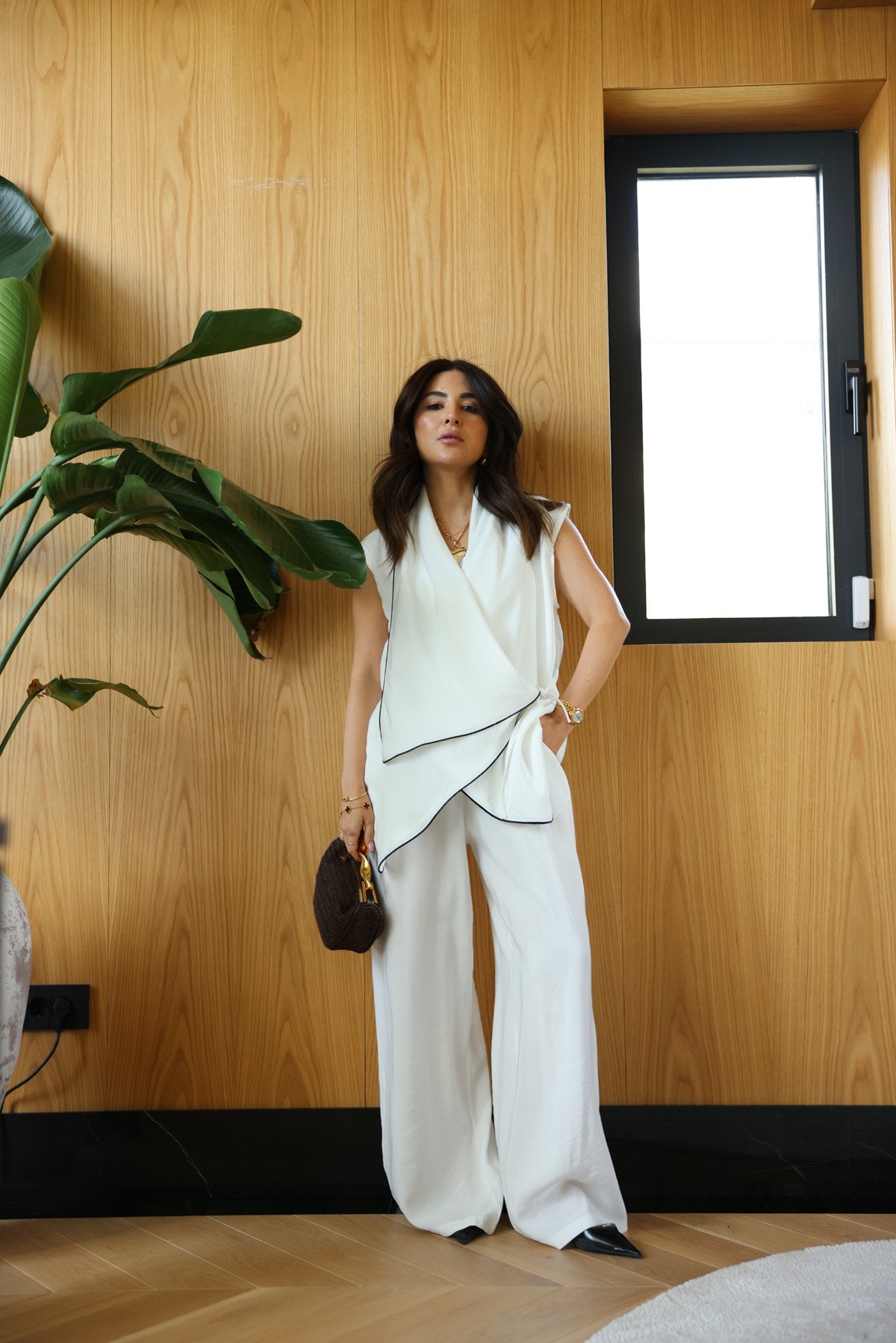 Massimo dutti vest co-ord set