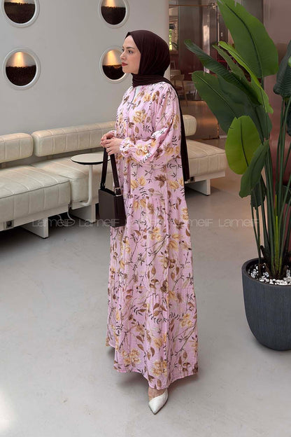 Printed boheme dress