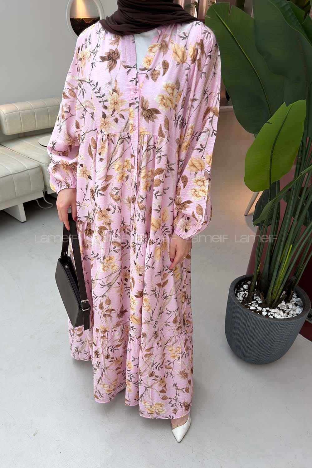 Printed boheme dress