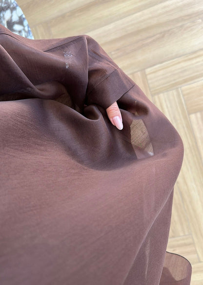 Oversized Batwing Top with Wide-Leg Pants chiffon Set
