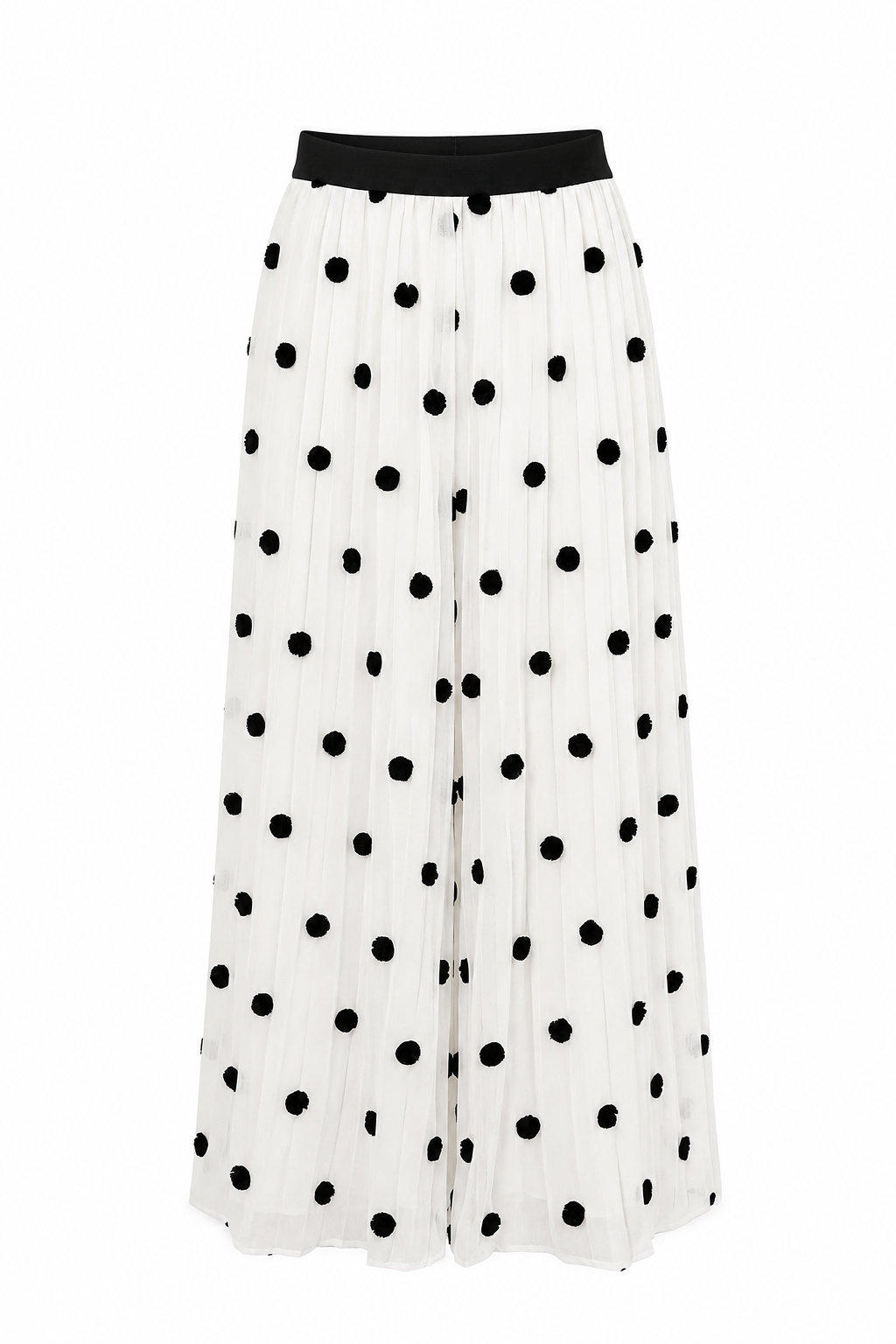 3D Polka Dot lined tulle skirt