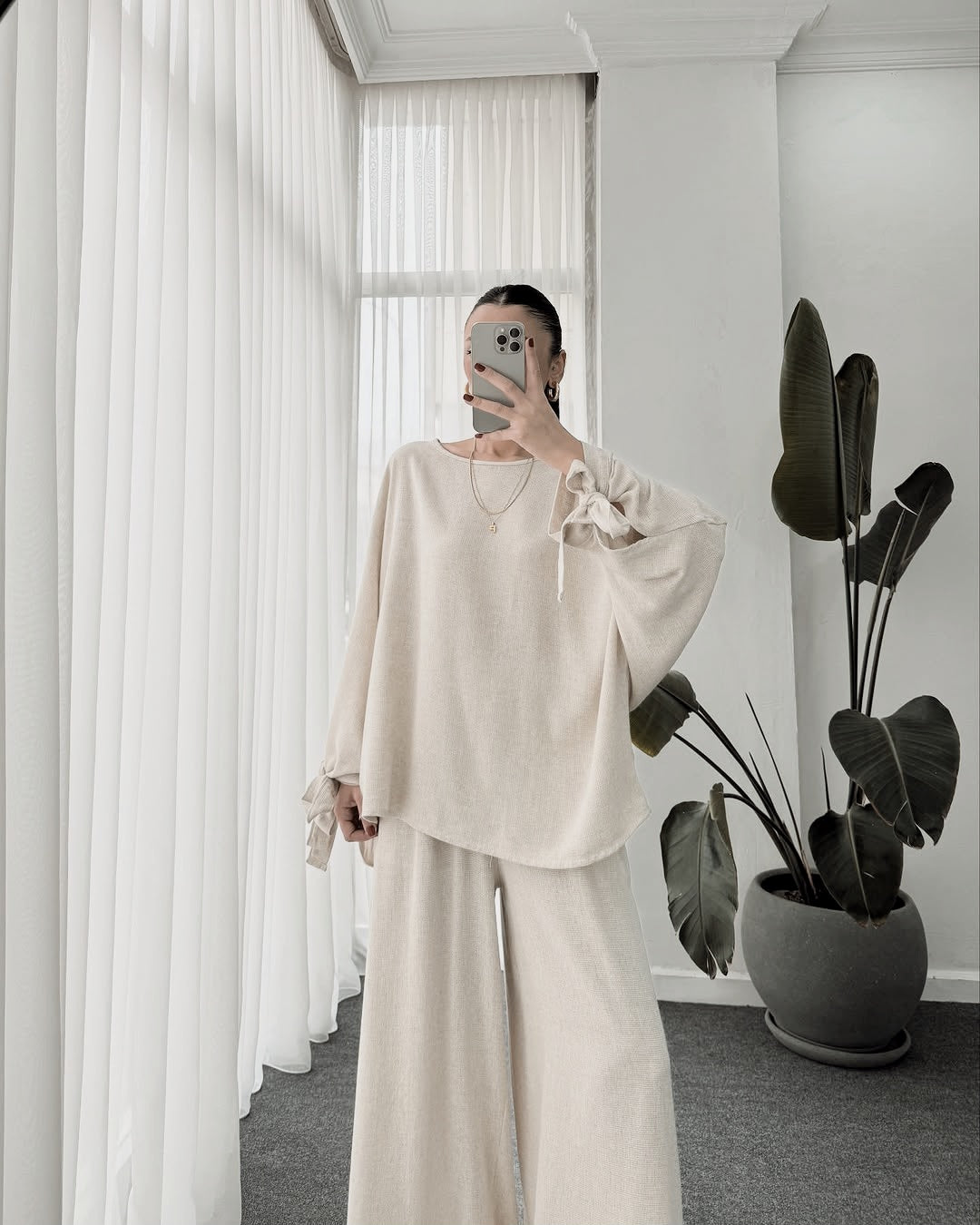 Boheme linen with cotton co-ord set