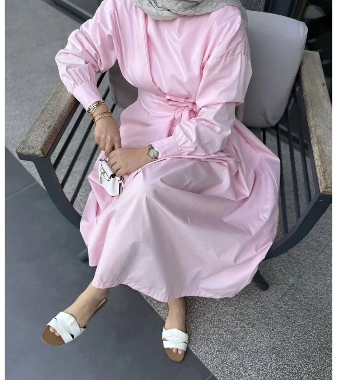 Dress with tied details