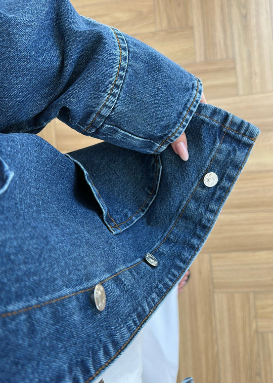 Oversized jeans jacket