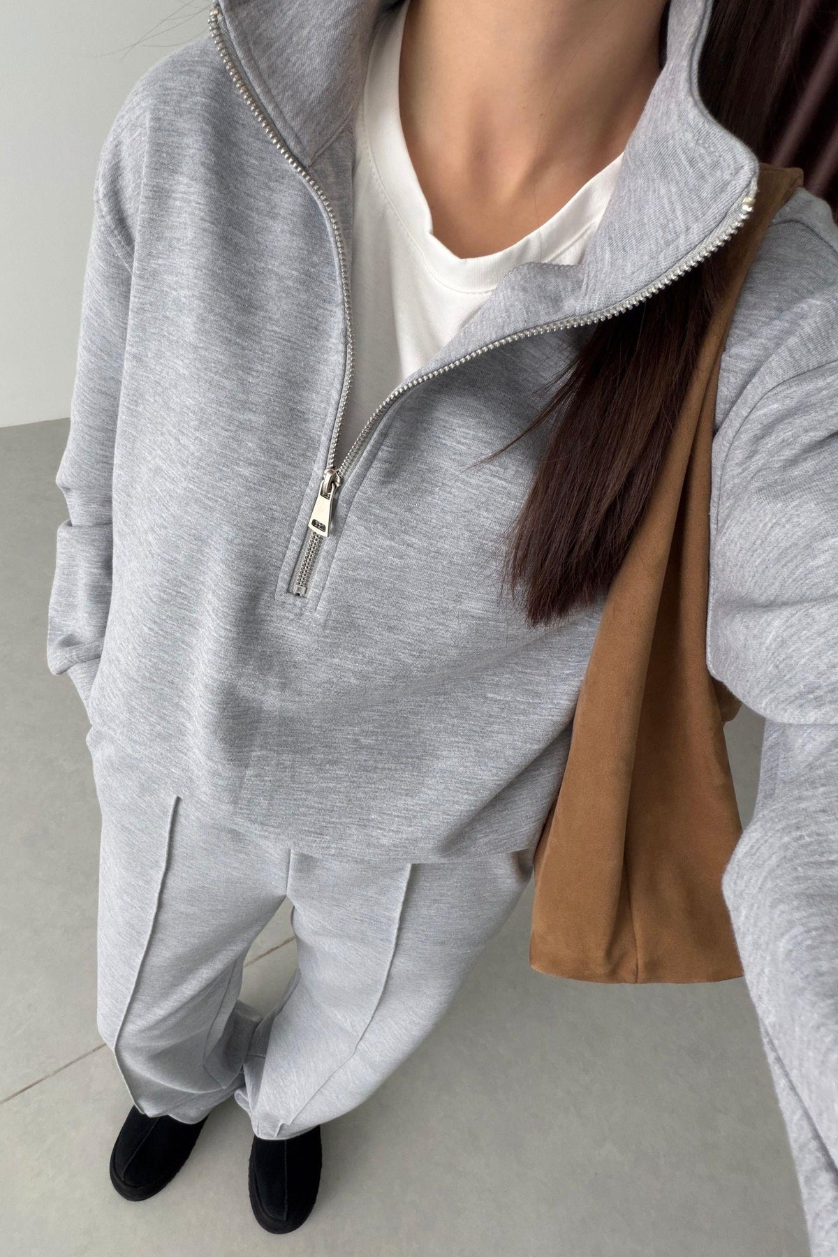 French cotton Two-Piece tracksuit