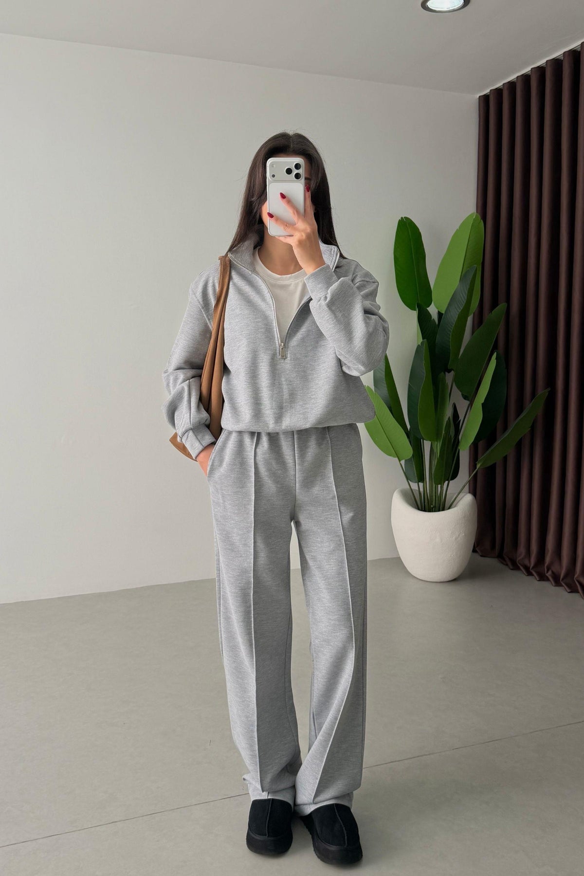 French cotton Two-Piece tracksuit