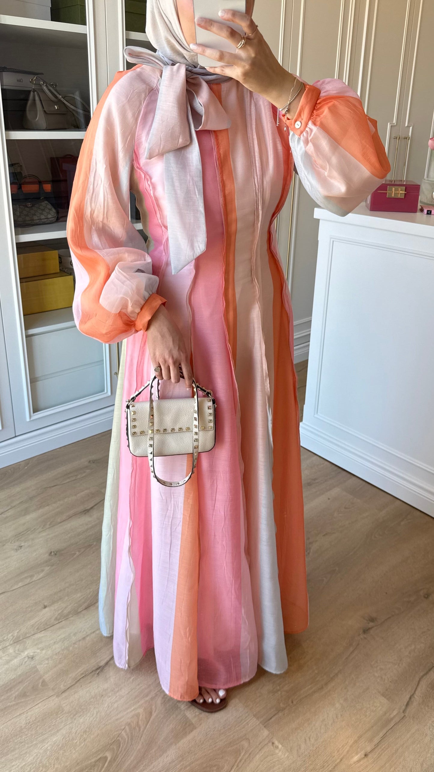 Candy Stripe Maxi Dress